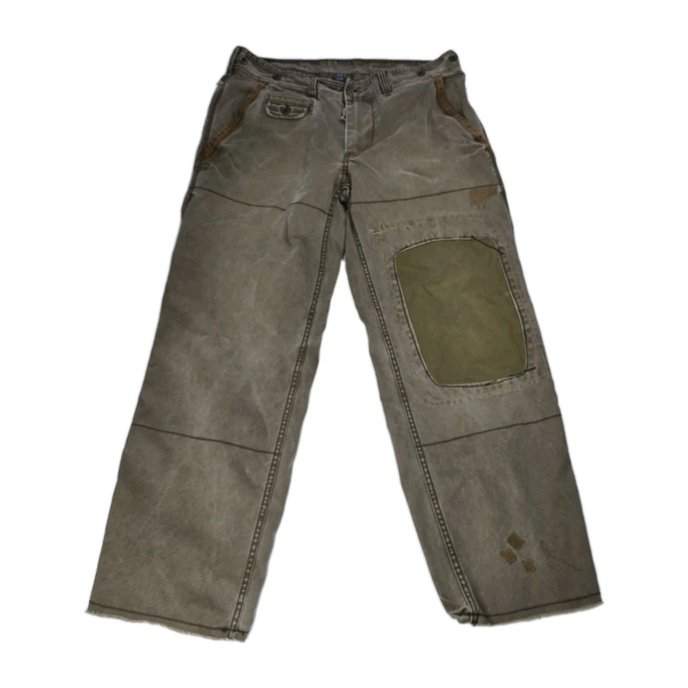 Vintage Polo Ralph Lauren Workwear Canvas Double Knee Carpenter Pants 36x30